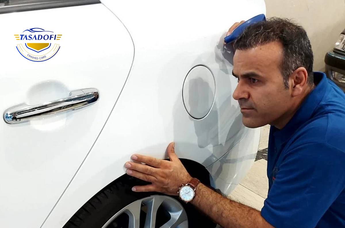 بررسی خودروهای تصادفی رنگدار قبل از کارشناسی بدنه