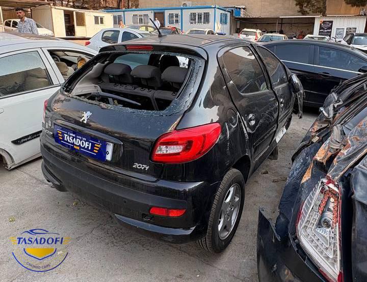 پژو 207 پانا دنده تصادفی