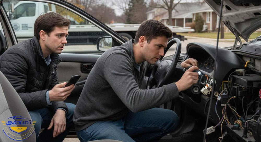 خرابی سوئیچ یا سیستم ایموبلایزر